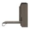 Bestar Orion 104W Queen Murphy Bed and 2 Storage Cabinets w/Pull-Out Shelves (105W), Bark Gray & Graphite 116889-000047 - alternate 3